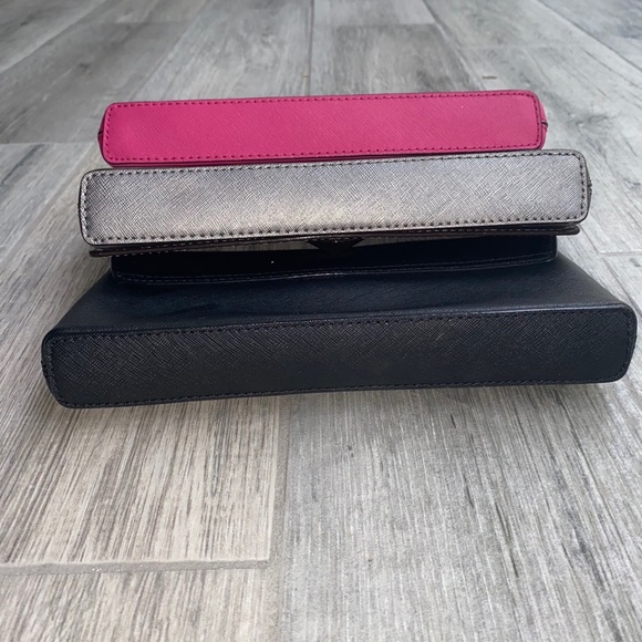 ๐๐ค KATE SPADE clutch metallic silver. EUC ๐ค๐ - Picture 12 of 16